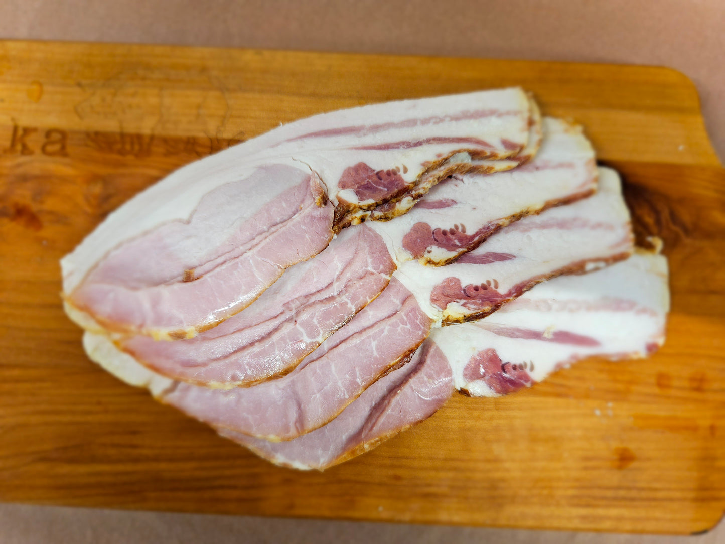 Poaka Free Range Dry Cured Smoked Loin Bacon